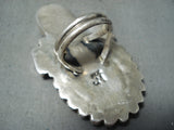 John Mckay Native American Navajo Turquoise Spiny Oyster Sterling Silver Ring-Nativo Arts