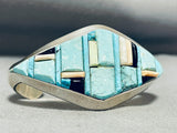 Sensational Native American Navajo Turquoise Sterling Silver Bracelet-Nativo Arts