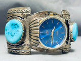 One Of The Best Thomas Singer Vintage Native American Navajo Turquoise Sterling Silver Bracelet-Nativo Arts