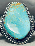 Flank Coin 115 Gram Native American Navajo Turquoise Sterling Silver Bracelet Cuff-Nativo Arts