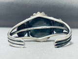 Leon Martinez Vintage Native American Navajo Damale Turquoise Sterling Silver Bracelet-Nativo Arts