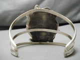 Tremendous Native American Navajo Kirby Nez Royston Turquoise Sterling Silver Bracelet-Nativo Arts