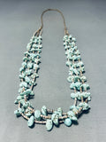 Native American Tremendous Vintage Santo Domingo Turquoise Necklace-Nativo Arts