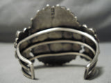 Museum Vintage Native American Navajo Carico Lake Turquoise Sterling Silver Bracelet-Nativo Arts