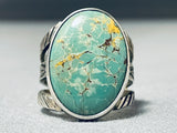 Excellent San Felipe Royston Turquoise Sterling Silver Ring-Nativo Arts