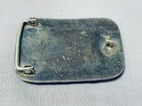 One Of The Most Incredible Vintage Native American Navajo Turquoise Sterling Silver Buckle-Nativo Arts
