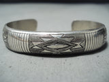 Fabulous Navajo Native American Sterling Silver Bracelet-Nativo Arts