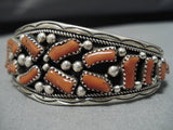 Superlative Vintage Native American Navajo Irene Chiquito Sterling Silver Bracelet Cuff Old-Nativo Arts