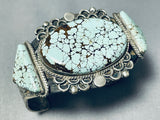 Very Vintage Old Deposit Vintage Native American Navajo #8 Turquoise Sterling Silver Bracelet-Nativo Arts