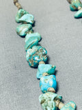 Astonishing Vintage Native American Navajo Kingman Royston Turquoise Chunks Necklace-Nativo Arts
