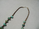 Native American Marvelous Vintage Santo Domingo Royston Turquoise Heishi Necklace-Nativo Arts
