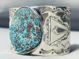 Very Rare Red Matrix Vintage Native American Navajo Sterling Silver Bracelet-Nativo Arts