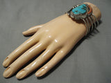Impressive Vintage Native American Navajo Silver Garden Sterling Bracelet Cuff-Nativo Arts