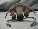 Museum Quality!! Vintage Native American Navajo High Grade Turquoise Sterling Silver Bracelet-Nativo Arts