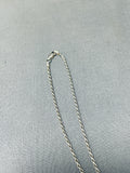 Chunky Nugget Vintage Native American Navajo Sterling Silver Necklace Old-Nativo Arts