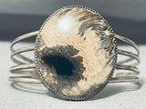 One Of The Most Unique Vintage Native American Navajo Jasper Sterling Silver Bracelet-Nativo Arts