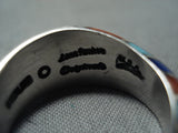 Noteworthy Lonn Parker Vintage Native American Navajo Turquoise Sterling Silver Ring-Nativo Arts