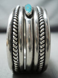 Outstanding Vintage Native American Navajo Royston Turquoise Sterling Silver Bracelet Old-Nativo Arts