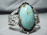 Astonishing Navajo Native American 8 Turquoise Sterling Silver Bracelet-Nativo Arts