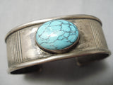 Rare Earlier Emma Lincoln Vintage Native American Navajo Turquoise Sterling Silver Bracelet-Nativo Arts
