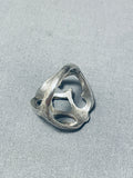 Swirl Thorn Vintage Navajo Sterling Native American Ring-Nativo Arts