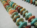 One Of The Best Vintage Santo Domingo Native American Navajo Royston Turquoise Necklace-Nativo Arts