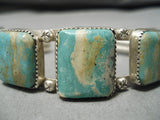 Rare Herb Tsosie Vintage Native American Navajo Royston Turquoise Sterling Silver Bracelet-Nativo Arts