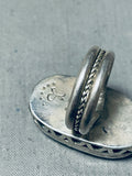 Very Important Jimmie King Jr Vintage Native American Navajo Sterling Silver Ring-Nativo Arts