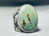 Superb Native American Navajo Royston Turquoise Sterling Silver Ring-Nativo Arts