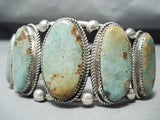 Nez Native American Navajo Royston Turquoise Sterling Silver Bracelet-Nativo Arts