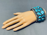 Best Will Blackgoat Vintage Native American Navajo Turquoise Sterling Silver Bracelet-Nativo Arts