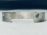 Stunning Vintage Native American Navajo Black Onyx Sterling Silver Bracelet-Nativo Arts