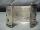 Fabulous Vintage Navajo Native American Sterling Silver Stars Bracelet-Nativo Arts