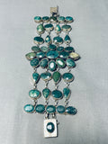 The Best Jade Vintage Southwest Sterling Silver Clasp Bracelet-Nativo Arts