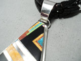 Native American Authentic Important Dan Coriz Santo Domingo Turquoise Sterling Silver Necklace-Nativo Arts