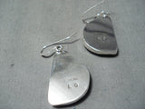 Phenomenal Navajo Native American 8 Turquoise Sterling Silver Earrings-Nativo Arts