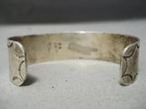 Stunning Vintage Native American Navajo Royston Turquoise Sterling Silver Bracelet Old-Nativo Arts