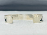 Astonishing Vintage Native American Ocean Waves Sterling Silver Bracelet-Nativo Arts