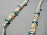 Marvelous Vintage Santo Domingo Native American Turquoise Necklace-Nativo Arts