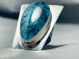 Phenomenal San Felipe Blue Diamond Turquoise Sterling Silver Ring-Nativo Arts