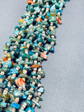 Important Rye Whitegat Vintage Native American Navajo Turquoise Shell Necklace-Nativo Arts