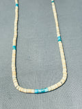 Wonderful Vintage Santo Domingo Shell Sterling Silver Necklace-Nativo Arts