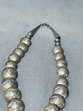 One Of The Best Vintage Native American Navajo Turquoise Sterling Silver Necklace-Nativo Arts