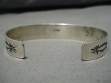 Native American Important Jeanette Dale Royston Turquoise Sterling Silver Bracelet Cuff-Nativo Arts