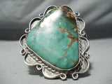 Skyscraper Vintage Native American Navajo Royston Turquoise Sterling Silver Bracelet-Nativo Arts