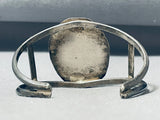 Superb Vintage Native American Navajo #8 Turquoise Mine Sterling Silver Bracelet-Nativo Arts