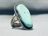 Wonderful Vintage Native American Navajo Turquoise Sterling Silver Ring-Nativo Arts
