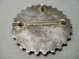 Quality Vintage Zuni Native American Sterling Silver Native American Pin-Nativo Arts