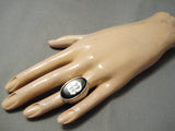 Important Vintage Navajo Highway 66 Sterling Silver Native American Ring-Nativo Arts