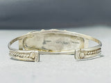 Marvelous Vintage Native American Navajo Kingman Turquoise Sterling Silver Bracelet-Nativo Arts